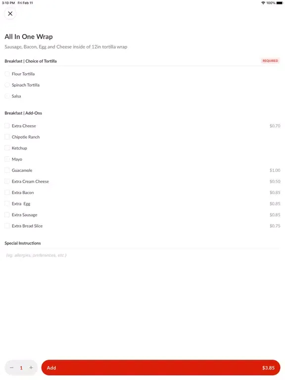 Zrzuty ekranu Cafe Euro-Jesup iPad 