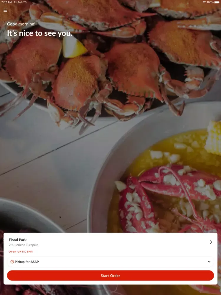 Capturas de tela do Cajun Crab Shack iPad 