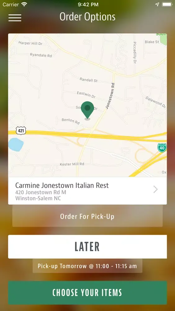 Carmine Italian Restaurant应用截图