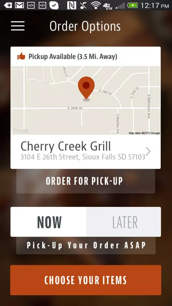 Capturas de tela do Cherry Creek Grill