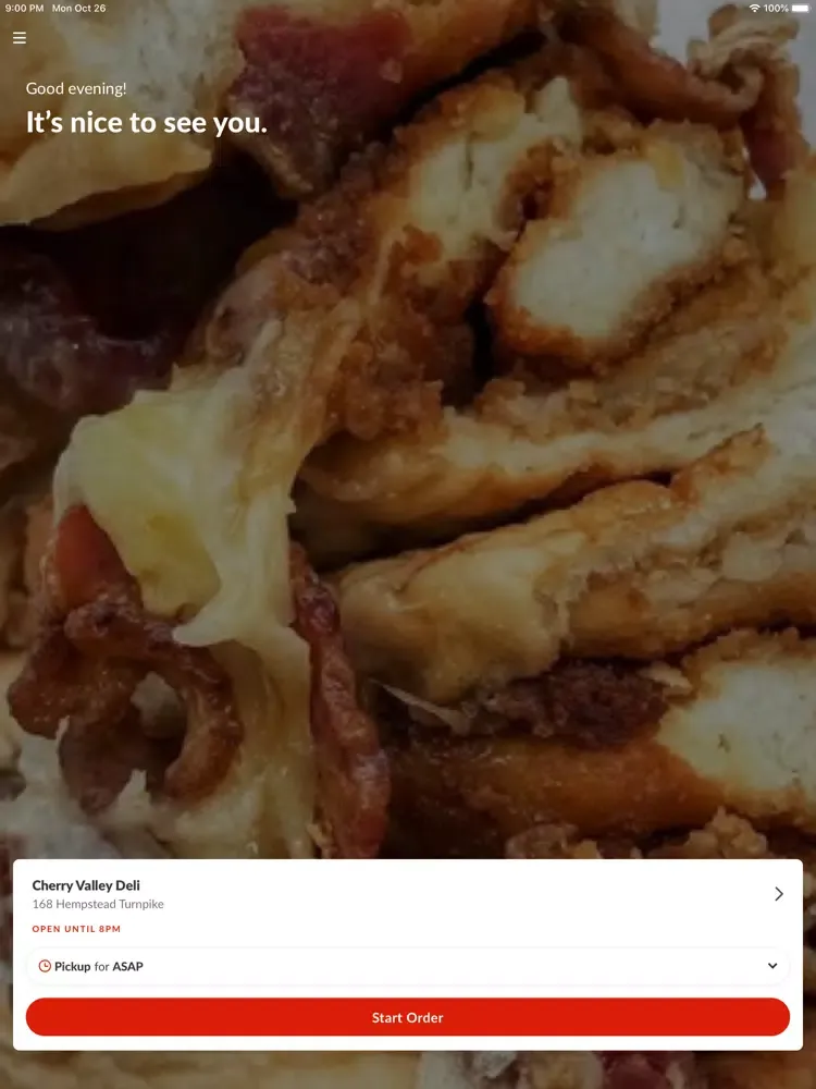 Capturas de pantalla de Cherry Valley Deli iPad 