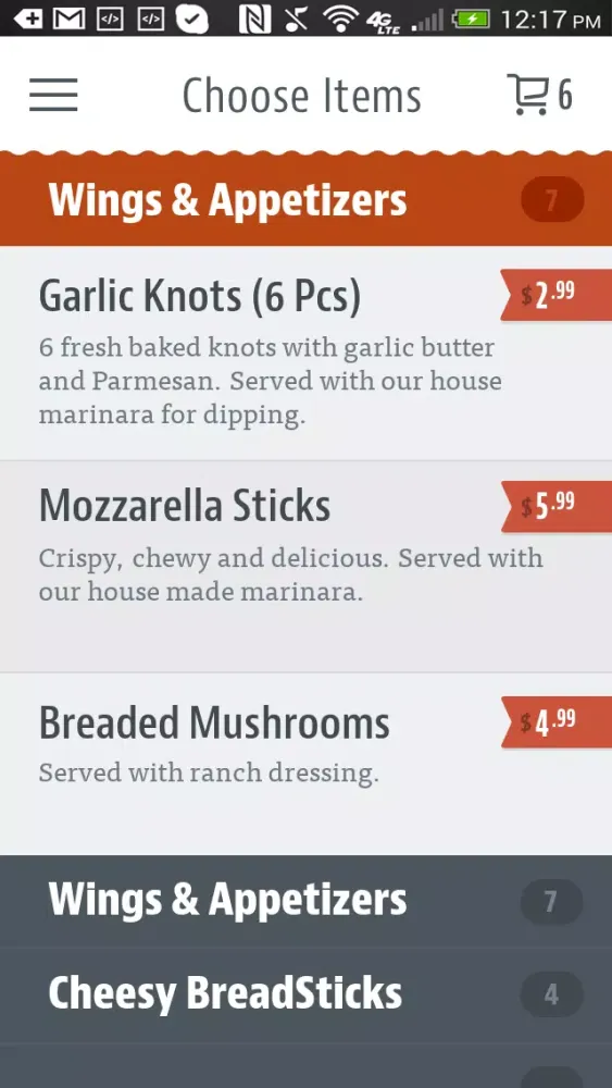 Captures d'écran de Christian's Pizza