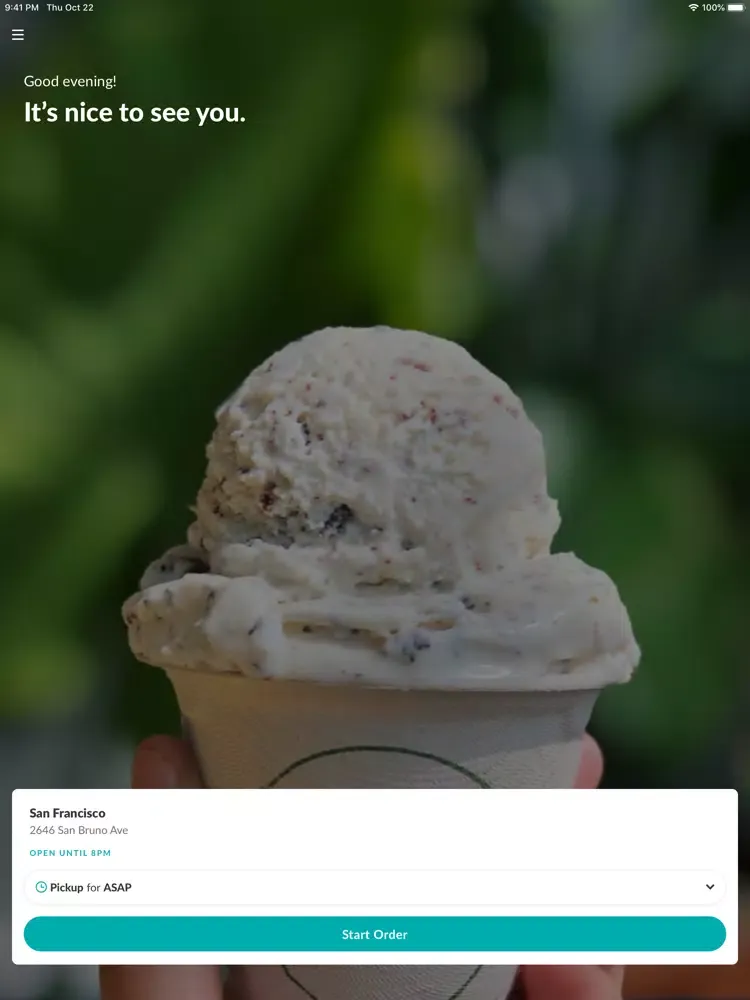 Capturas de pantalla de Churn Urban Creamery iPad 