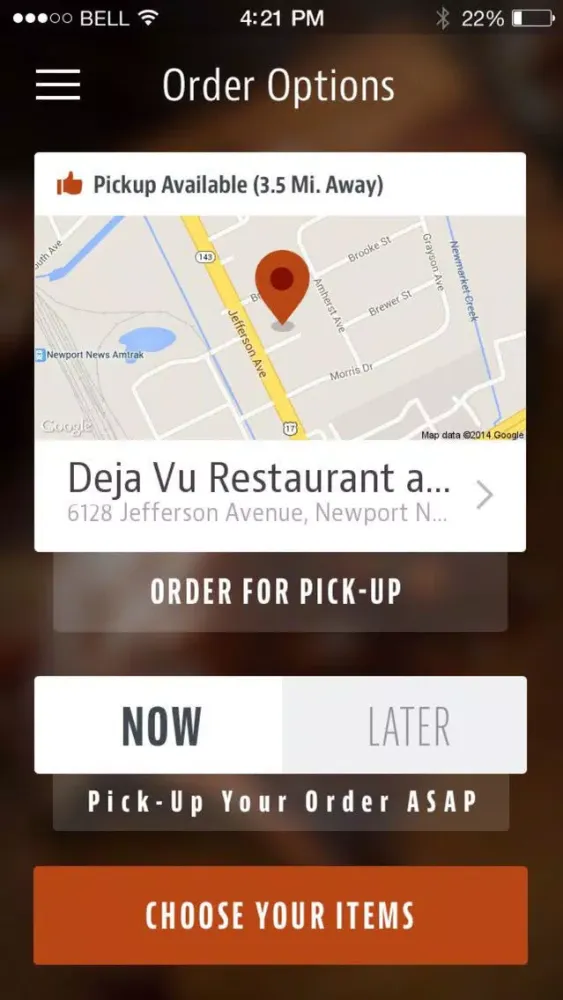 Deja Vu Restaurant and Lounge スクリーンショット