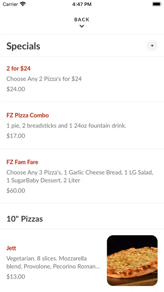 Скриншоты Fat Zach's Pizza