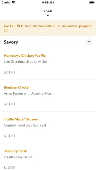 Fayetteville Pie Company سکرین شاٹس