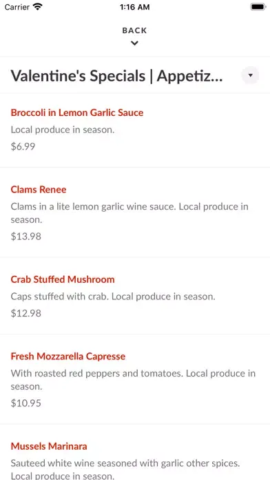 Screenshot di Frank’s Pizza and Pasta