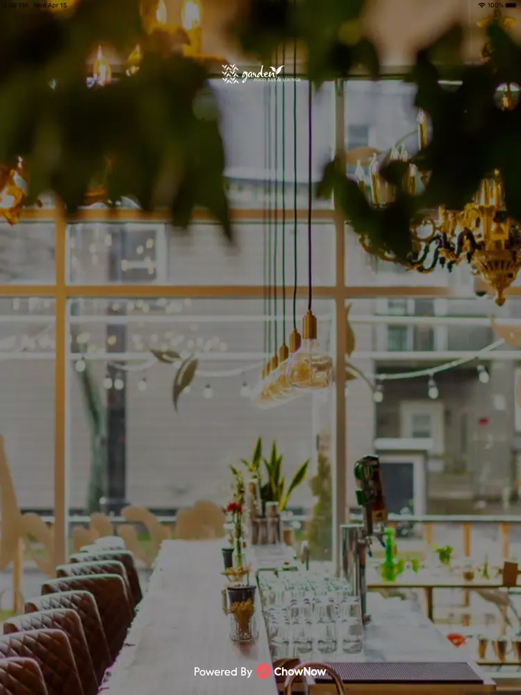 Garden Food Bar & Lounge iPad  Ekran Görüntüleri