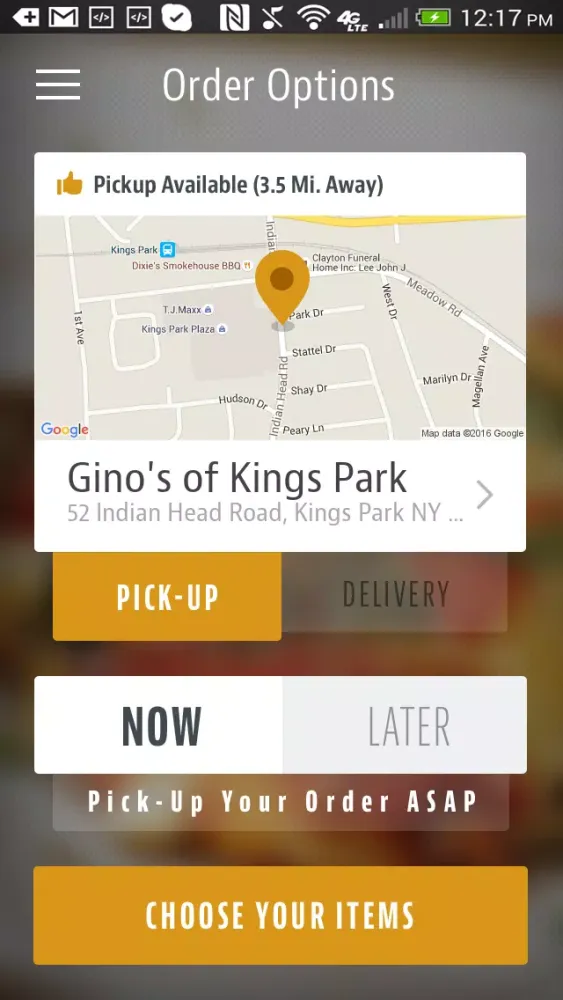 ภาพหน้าจอของ Gino's of Kings Park