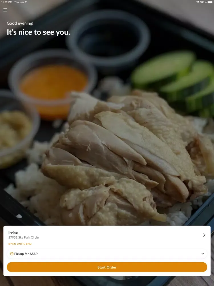 Tangkapan skrin Hainan Chicken Rice iPad 