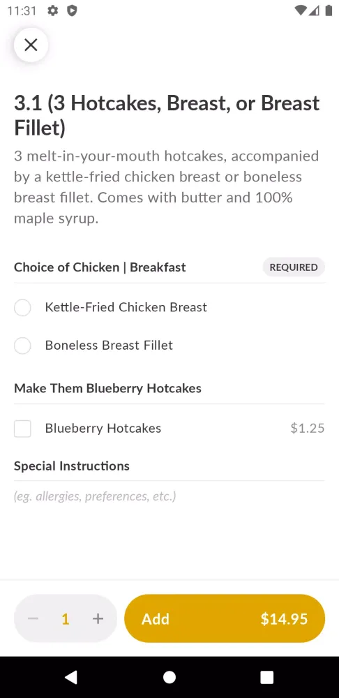 Honey's Kettle Fried Chicken Screenshots