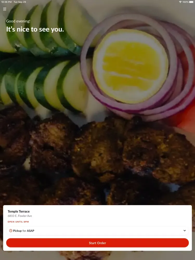 Zrzuty ekranu Hyderabad Biryani House iPad 