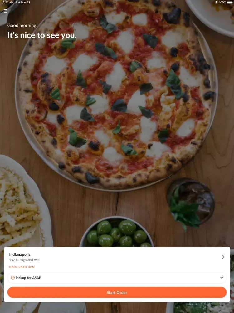 Capturas de pantalla de King Dough Pizzas iPad 