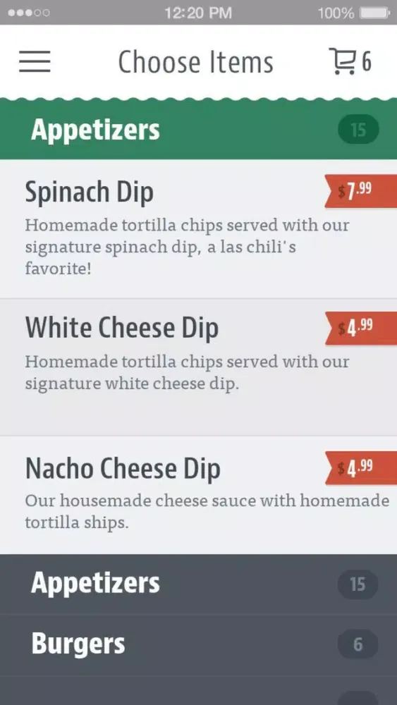 Tangkapan skrin Las Chilis Raytown