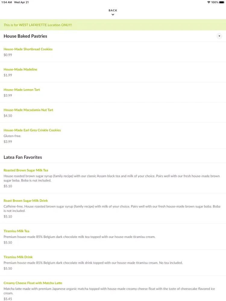 Latea Lounge iPad 應用截圖
