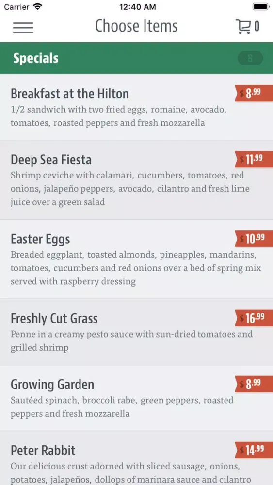 Screenshot di Luigi's Pizza & Restaurant