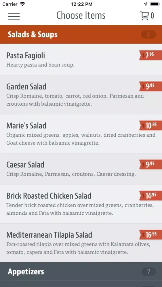 ภาพหน้าจอของ Marie's Italian Specialties