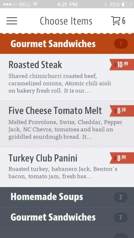 Capturas de tela do Meat & Fish Company