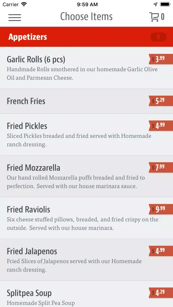 Captures d'écran de Mizrachi's Pizza Kitchen