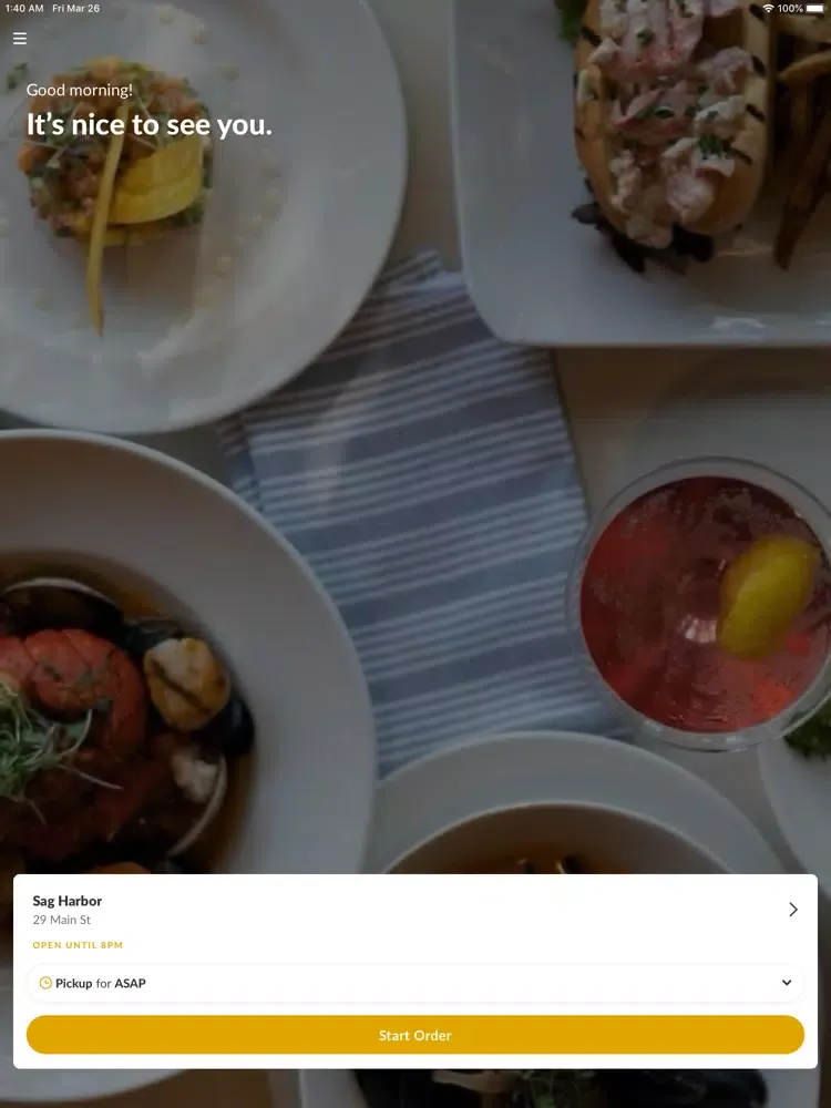 MTK Lobster House iPad  سکرین شاٹس