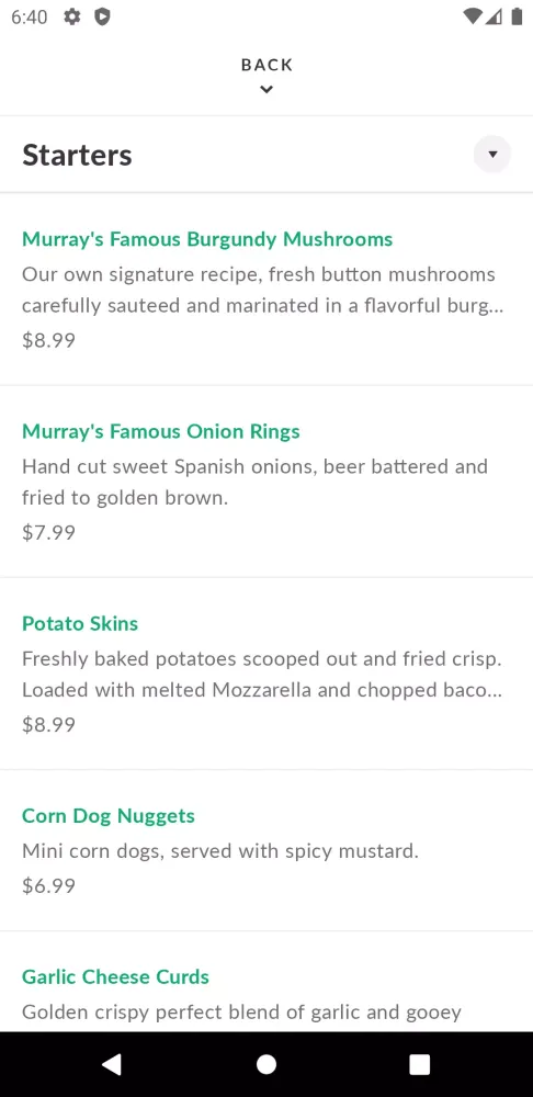 Murray's Neighborhood Grill स्क्रीनशॉट