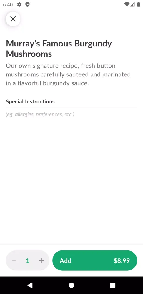 Murray's Neighborhood Grill स्क्रीनशॉट