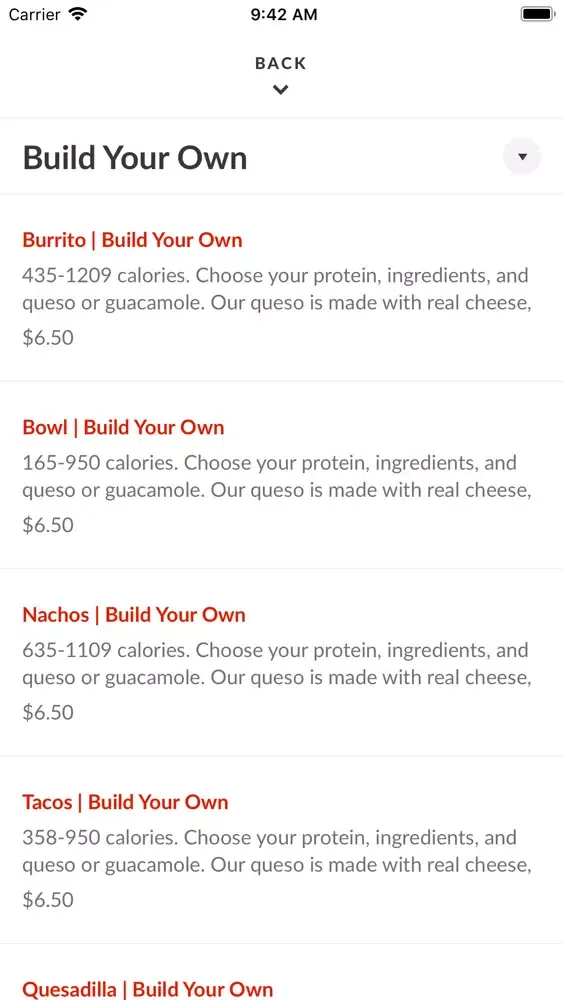 Captures d'écran de Nando's Burrito and Taco Shop