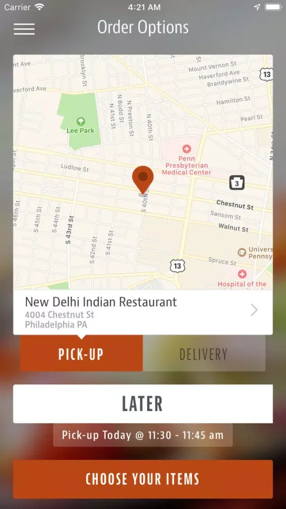 Capturas de tela do New Delhi Indian Restaurant