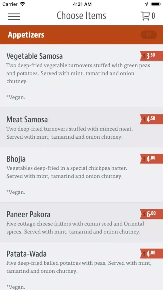 Capturas de tela do New Delhi Indian Restaurant
