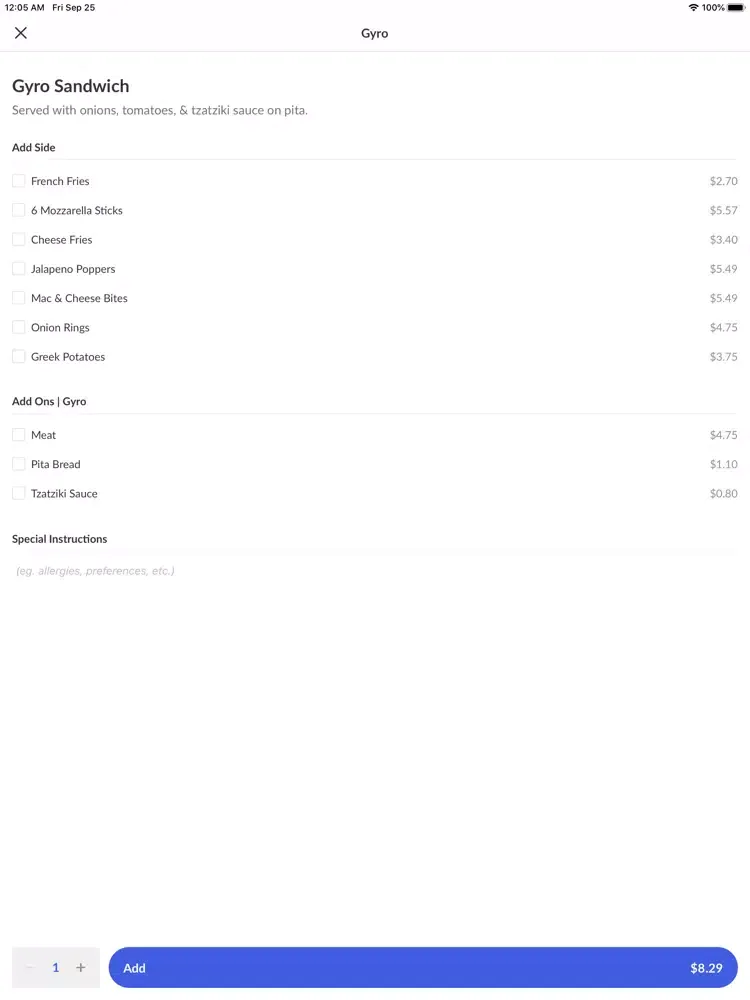 Nikko's Grecian Grill iPad  স্ক্রিনশট