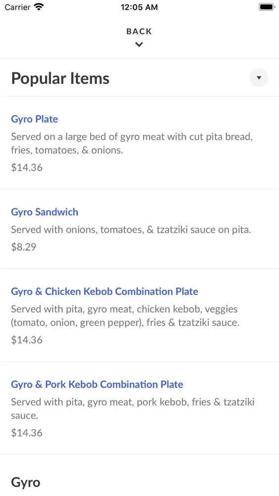 Nikko's Grecian Grill স্ক্রিনশট