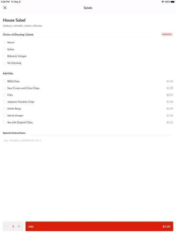 Not Just Franks Cafe iPad 应用截图