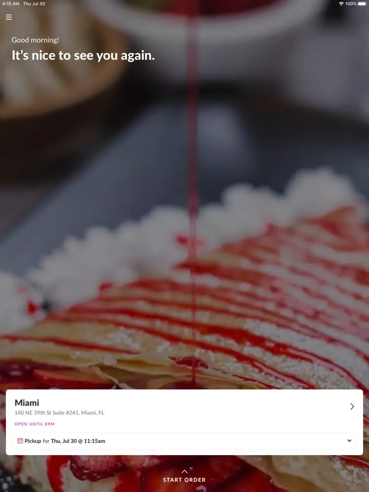 OSOM Crepes iPad  스크린샷