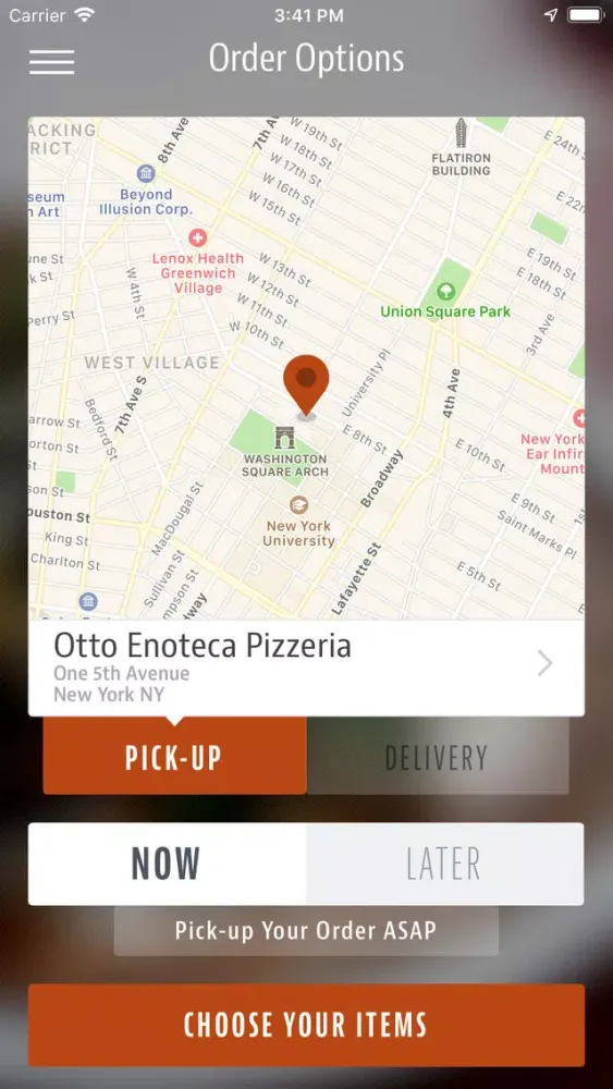 Capturas de tela do Otto Enoteca Pizzeria