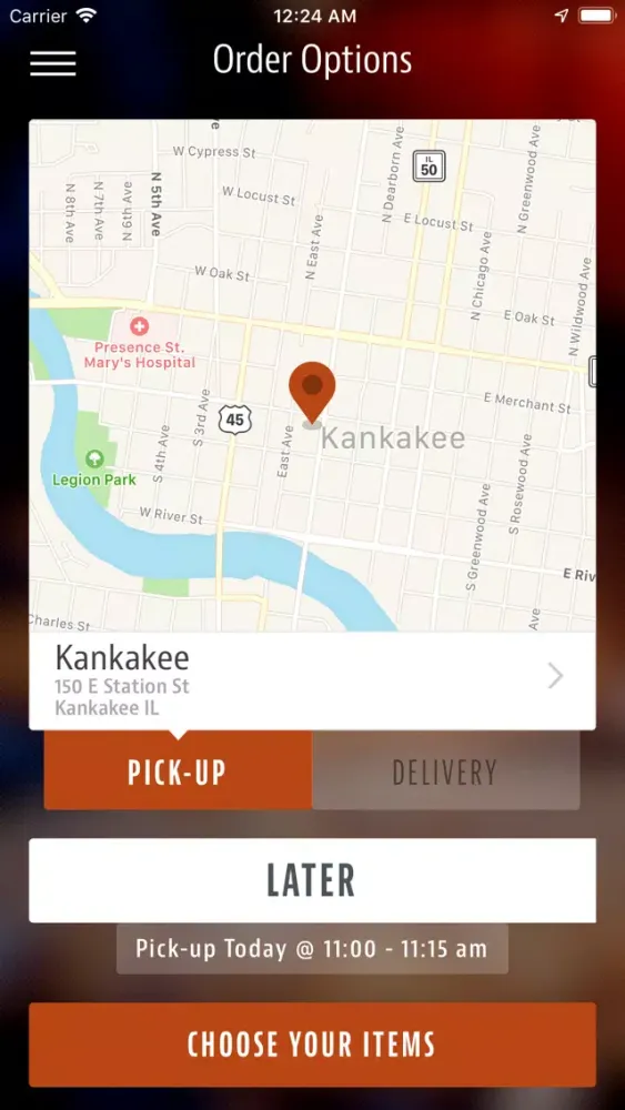 Tangkapan skrin Papi's Pizza Cafe