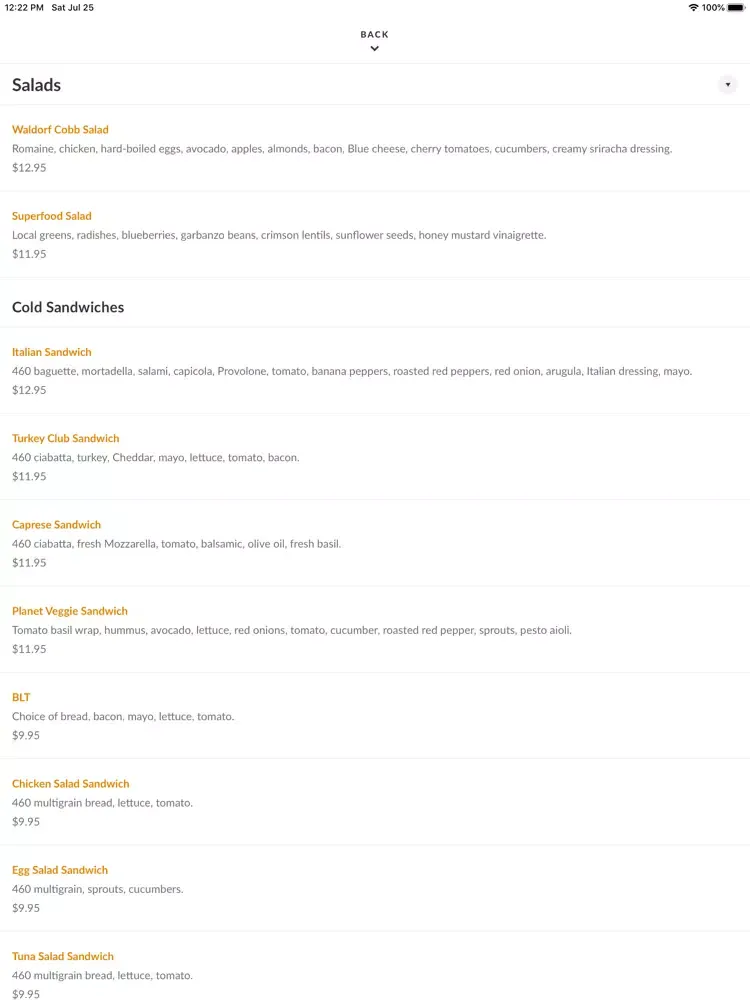 Pearl Street Mkt & Aspens Mkt iPad 应用截图