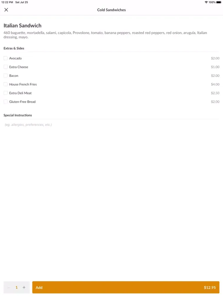 Pearl Street Mkt & Aspens Mkt iPad 应用截图