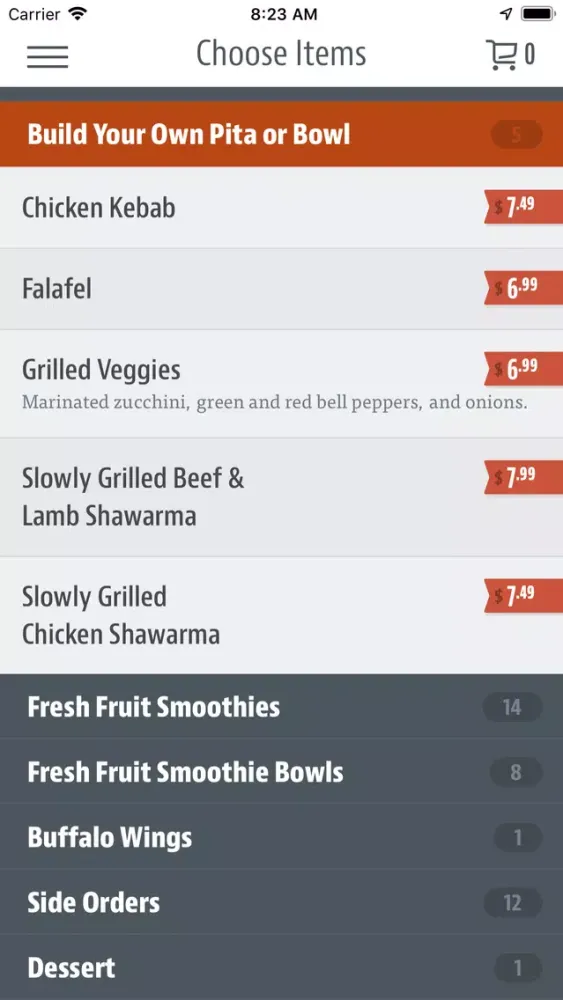 Capturas de pantalla de Pita Pita Smoothie & Grill