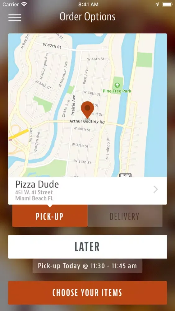 Pizza Dude Miami Beach 스크린샷