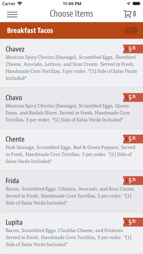 ภาพหน้าจอของ RJ's Bagels and Tacos