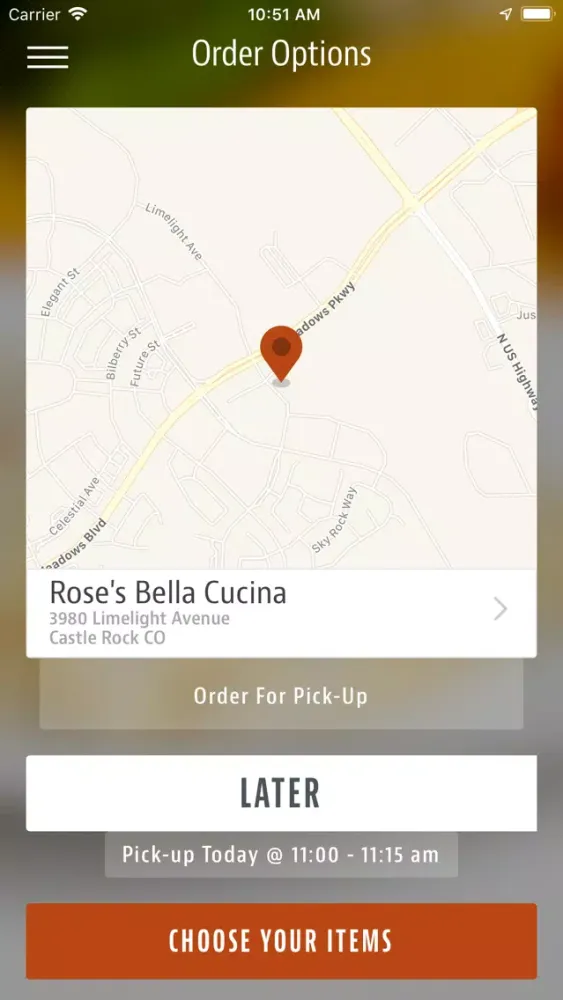 Tangkapan layar Rose's Bella Cucina