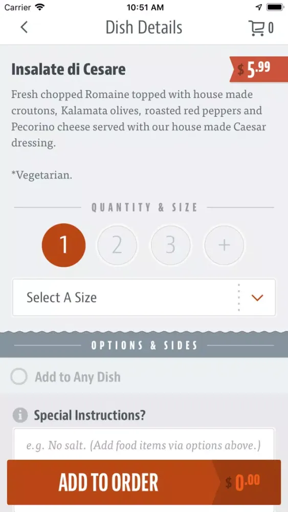 Tangkapan layar Rose's Bella Cucina