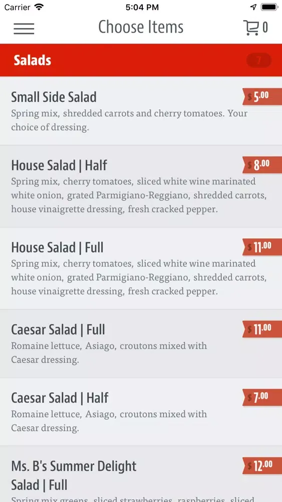 Capturas de tela do 700 Degree Artisan Pizza