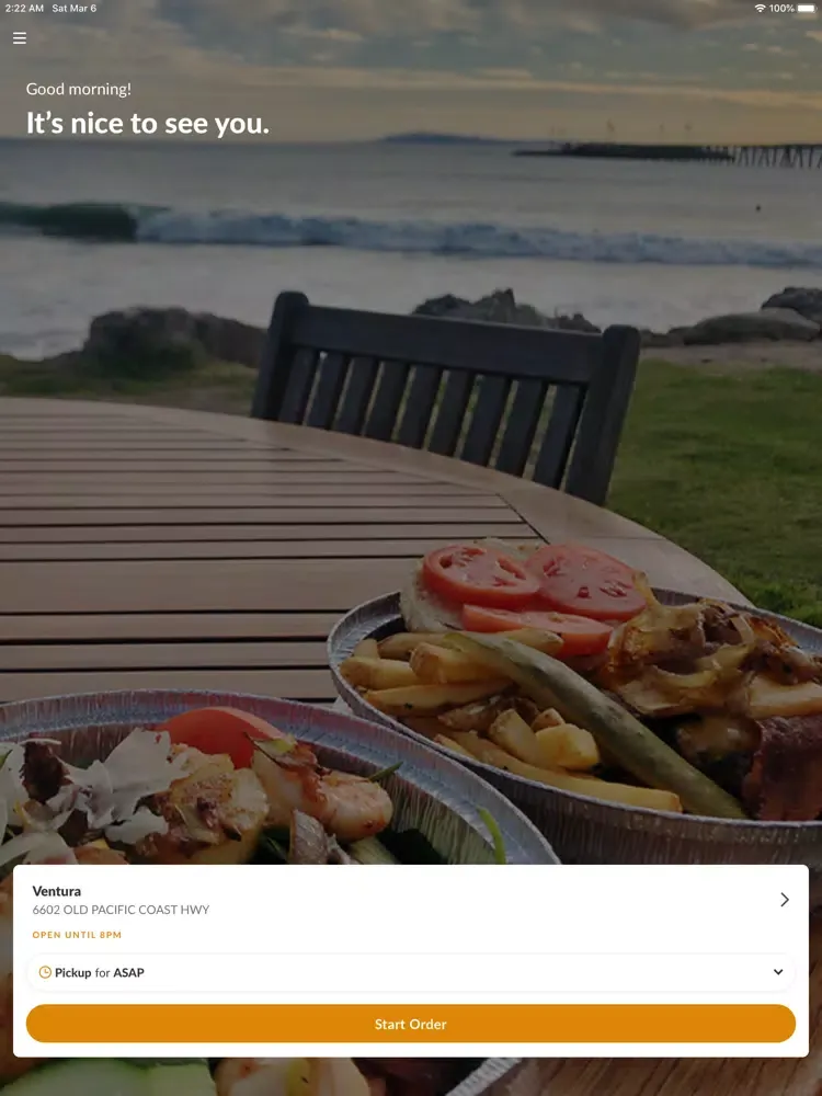Shoals Restaurant iPad  Screenshots