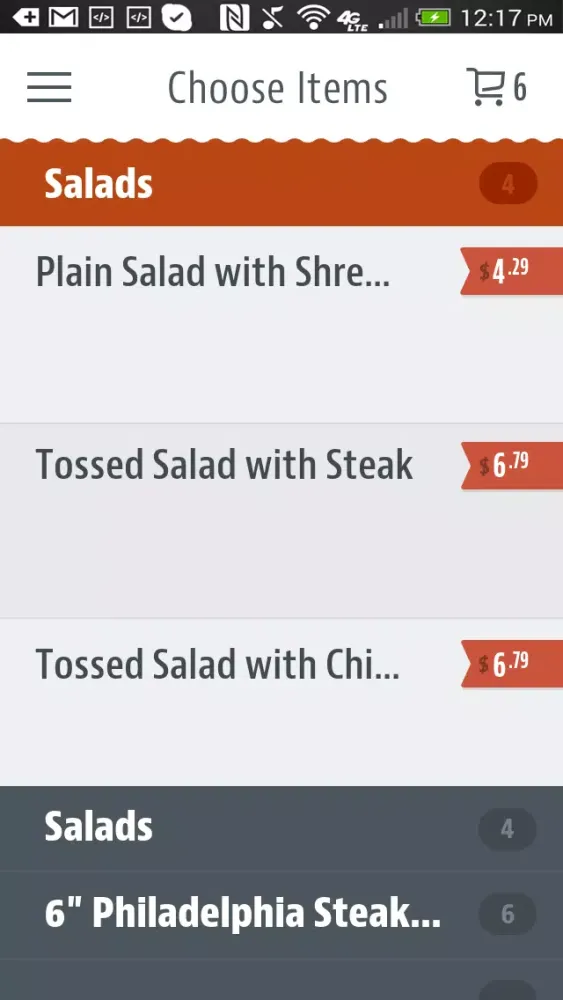 Tangkapan skrin Steak stuffers USA