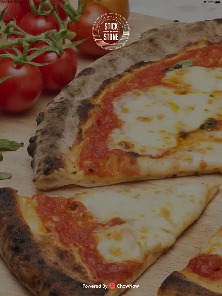 Stick+Stone Wood-Fired Pizza iPad 应用截图