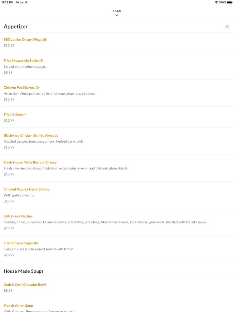 تصاویر Stoney Brook Grille NJ iPad 