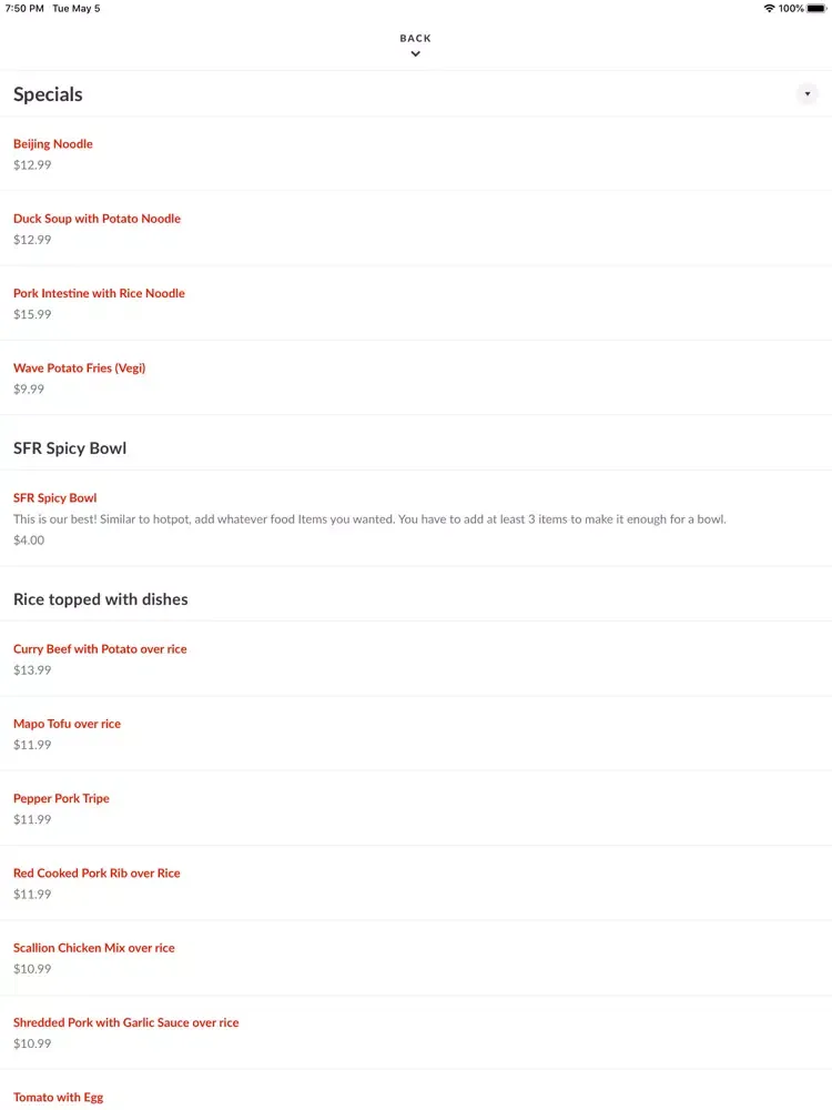 Capturas de pantalla de StreetFood Revolution- Allston iPad 