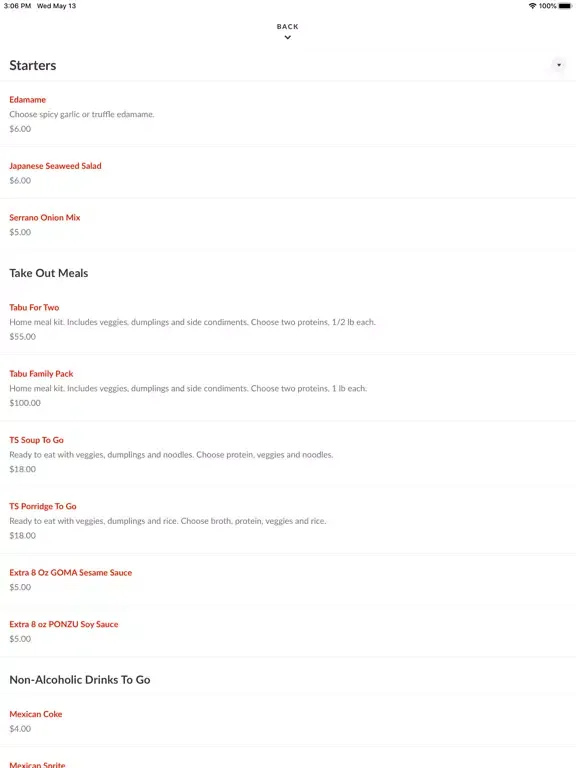 Tabu Shabu iPad 应用截图