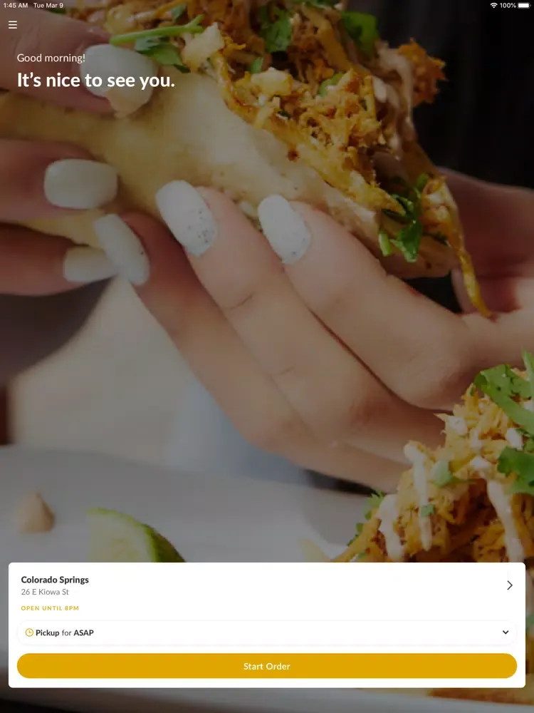 Capturas de tela do T-Byrd's Tacos & Tequila iPad 